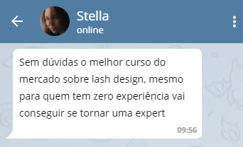 Relato visual de aluna Eyelash Academy Pro